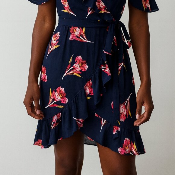 Express Womens Flowy Floral Dress - M - Picture 2 of 7